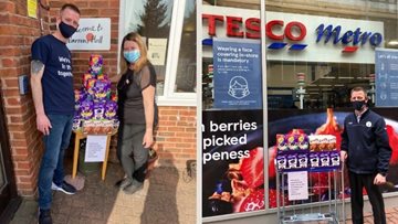 Local supermarket chain donates Easter eggs to Oldbury care home